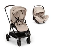 NUNA - Poussette Duo Triv Next + Siège auto Arra Flex Biscotti