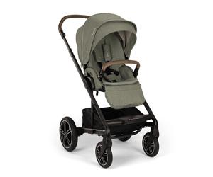 Nuna - Poussette polyvalente Mixx Next avec harnais magnétique - PIne effet cuir café