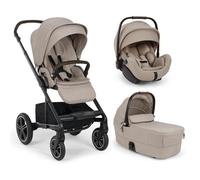 NUNA - Poussette Trio Mixx Next + Siège auto Arra Flex 2 + Nacelle Mixx Next Chateau