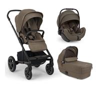 NUNA - Poussette Trio Mixx Next + Siège auto Arra Flex 2 + Nacelle Mixx Next Pistachio