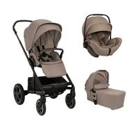 NUNA - Poussette Trio Mixx Next - Siege-auto Arra Flex - Nacelle Mixx Cedar