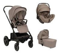 NUNA - Poussette Trio Mixx Next - Siege-auto Arra Flex - Nacelle Mixx Cedar Cedar G