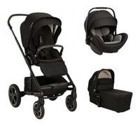 NUNA - Poussette Trio Mixx Next - Siege-auto Arra Flex - Nacelle Mixx Caviar