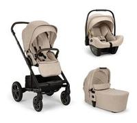 NUNA - Poussette Trio Mixx Next + Siège auto Pipa Next + Nacelle Mixx Biscotti Biscotti G