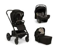 NUNA - Poussette Trio Mixx Next + Siège auto Pipa Next + Nacelle Mixx Caviar