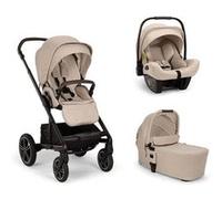 NUNA - Poussette Trio Mixx Next + Siège auto Pipa Next + Nacelle Mixx Next Biscotti Biscotti G