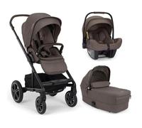 NUNA - Poussette Trio Mixx Next + Siège auto Pipa Next + Nacelle Mixx Next Chestnut