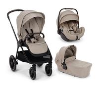 NUNA - Poussette Trio Triv Lx + Siège auto Arra Flex 2 + Nacelle Lytl Chateau