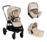 NUNA - Poussette Trio Triv lx + Siège auto Arra Flex + Nacelle Lytl Biscotti Biscotti G