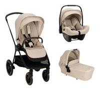 NUNA - Poussette Trio Triv Lx + Siège auto Pipa Next + Nacelle Lytl Biscotti