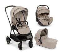 NUNA - Poussette Trio Triv Next + Siège auto Arra Flex 2 + Nacelle Lytl Chateau