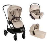 NUNA - Poussette Trio Triv Next + Siège auto Arra Flex + Nacelle Lytl Biscotti Biscotti G