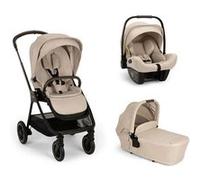 NUNA - Poussette Trio Triv Next + Siège auto Pipa Next + Nacelle Lytl Biscotti Biscotti G