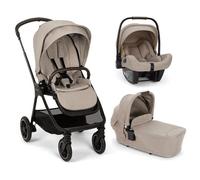NUNA - Poussette Trio Triv Next + Siège auto Pipa Next + Nacelle Lytl Chateau