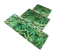 Nunbee Designer Paillasson Tapis de Sol antidérapant extérieur d'entrée Interieur Fibre de Coco Geek Noël Chat Chouette cerf Enfant Multicolore, Flamingo 4 40 * 60cm