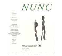 Nunc N° 16, Septembre 200 - Jean-Luc Marion, Dieu, La Charité, Le Don