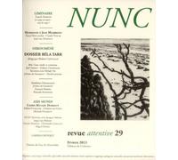 Nunc n°29 Dossier Béla Tarr