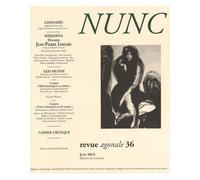 Nunc N° 36, Juin 2015 - Jean-Pierre Lemaire