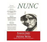 Nunc N° 37, Octobre 2015 - Shekhina - Cahier Edmond Jabès