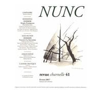Nunc N° 41, Février 2017 - Dossiers Maria Zambrano / Vincent La Soudière