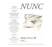 Nunc N° 42, Juin 2017 - Hans Urs Von Balthasar