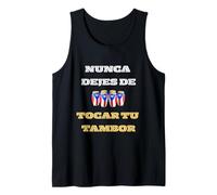 Nunca Dejes De Tocar Tu Tambor Orgullo Boricua Porto Rico Débardeur