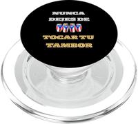 Nunca Dejes De Tocar Tu Tambor Orgullo Boricua Porto Rico PopSockets PopGrip pour MagSafe