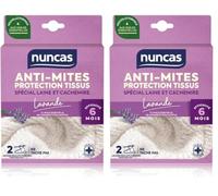 Nuncas Antimites Protection Tissus - Lavande - 2 Grands Feuillets (Lot de 2)