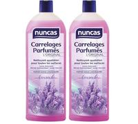 Nuncas Carrelages Parfumés - Nettoyant pour Sols - Lavande - 1000ml (Lot de 2)