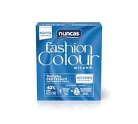Nuncas Fashion Colour Milano - Bleu Jeans - Kit de teinture textile - Prêt à l'emploi avec lessive post-traitement (180 g - 75 ml)