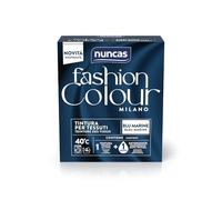 Nuncas Fashion Colour Milan, Blu Marine, Kit de teinture pour tissu, prêt à l'emploi avec nettoyant post-traitement, 180 g, 75 ml