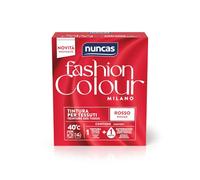 Nuncas Fashion Colour Milan Rouge Kit de teinture pour tissu, prêt à l'emploi avec nettoyant post-traitement, 180 g, 75 ml