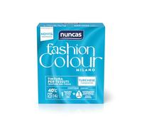Nuncas Fashion Colour Milan, Turquoise, Kit de teinture pour tissu, prêt à l'emploi avec nettoyant post-traitement, 180 g, 75 ml