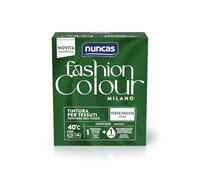 Nuncas Fashion Colour Milan, vert anglais, kit de teinture pour tissu, prêt à l'emploi avec nettoyant post-traitement, 180 g, 75 ml