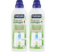 Nuncas Tende 1 Lessive Voilages - Détergent Spécifique pour Rideaux Blancs - 750ml (Lot de 2)