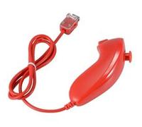 Nunchuck Manette de Jeu Vidéo Nunchuk à Distance Manette pour Nintendo Wii WiiU AC1082 Rouge