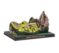 NUNETH Machu Picchu Statue de bâtiment, sculpture de décoration d'intérieur, collections de bureau, petits ornements, résine, couleur