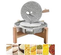 NUNETH Moulin Cereales Broyeur de Pierre de Moulin à Grains Manuel Domestique, Moulin à Pâte Robuste/Moulin à Grains/Moulin à Farine/Broyeur Alimentaire/Moulin à Riz/Broyeur Humide/Broyeur Sec