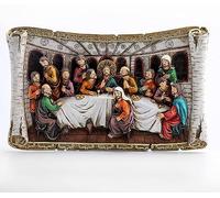 NUNETH Statue de Jésus, sculpture de la Cène, figurine de décoration d'intérieur, cadeaux en résine