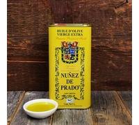 NÚÑEZ DE PRADO - Huile d'Olive Vierge Extra Espagnole (Variétés Picudo et Hojiblanca) - Boîte métallique de 1 litre