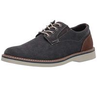 Nunn Bush Homme Barklay Canvas Plain Toe Oxford Lace Up Tissu, Gris, 12 Wide