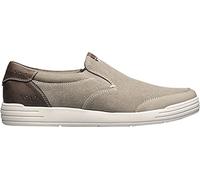 Nunn Bush Homme Kore City Walk Chaussures à Enfiler en Toile avec Bout Mocassin Basket, Stone, 41 EU Large