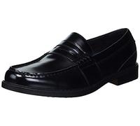 Nunn Bush Homme Lincoln Classic Penny Mocassins à Enfiler, Noir Poli, 47 EU