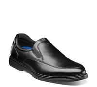 Nunn Bush Hommes Wade Travail Slip R sistant Mocassin Toe Slip-on Non-Marquage Sole Mocassins Food Service Chaussure, Schwarz., 42 EU