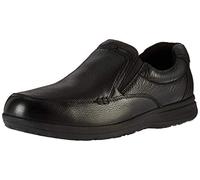 Nunn Bush Men's Cam MOC Toe Slip-on Black Tumbled Leather 13 3E US