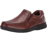 Nunn Bush Men's Cam Moc Toe Slip-On Cognac Tumbled Leather 13 3E US
