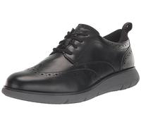 Nunn Bush Men's Stance Wingtip Oxford Brogue Detail Lightweight Comfortable Lace Up, Black, 10 Wide