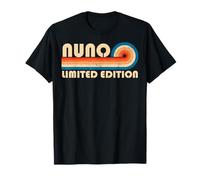 NUNO Surname Retro Vintage 80s 90s Birthday Reunion T-Shirt