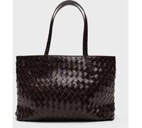 NÚNOO NÚNOO Brown Leather Shopper Braided Texas Bag