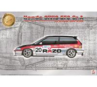 Nunu-Beemax BX24032 -1:24 Honda Civic EF3 Taille A 1989 - Neuf